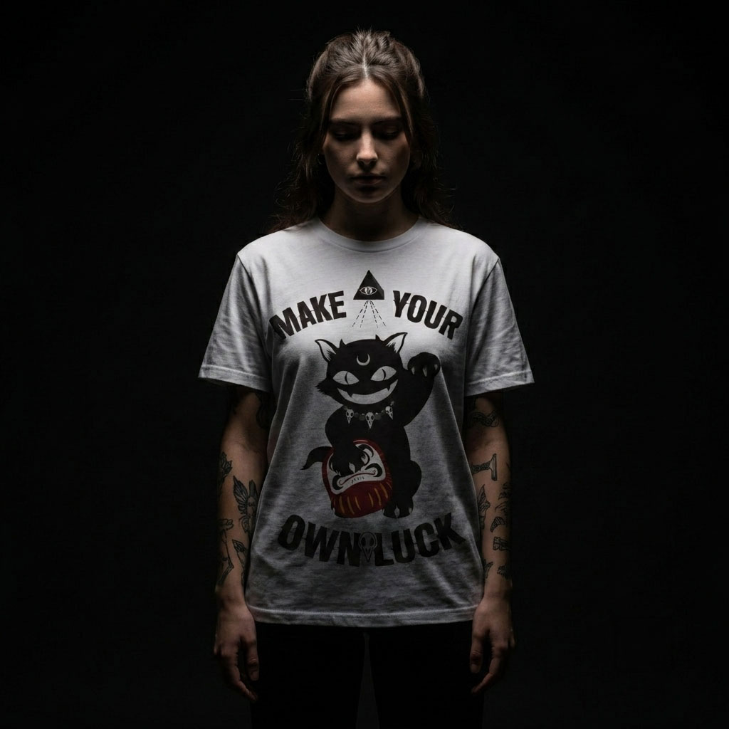 Maneki Neko tee — front print